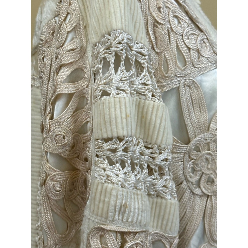 Ivory multimedia patchwork Jacket, lace, crochet,… - image 7